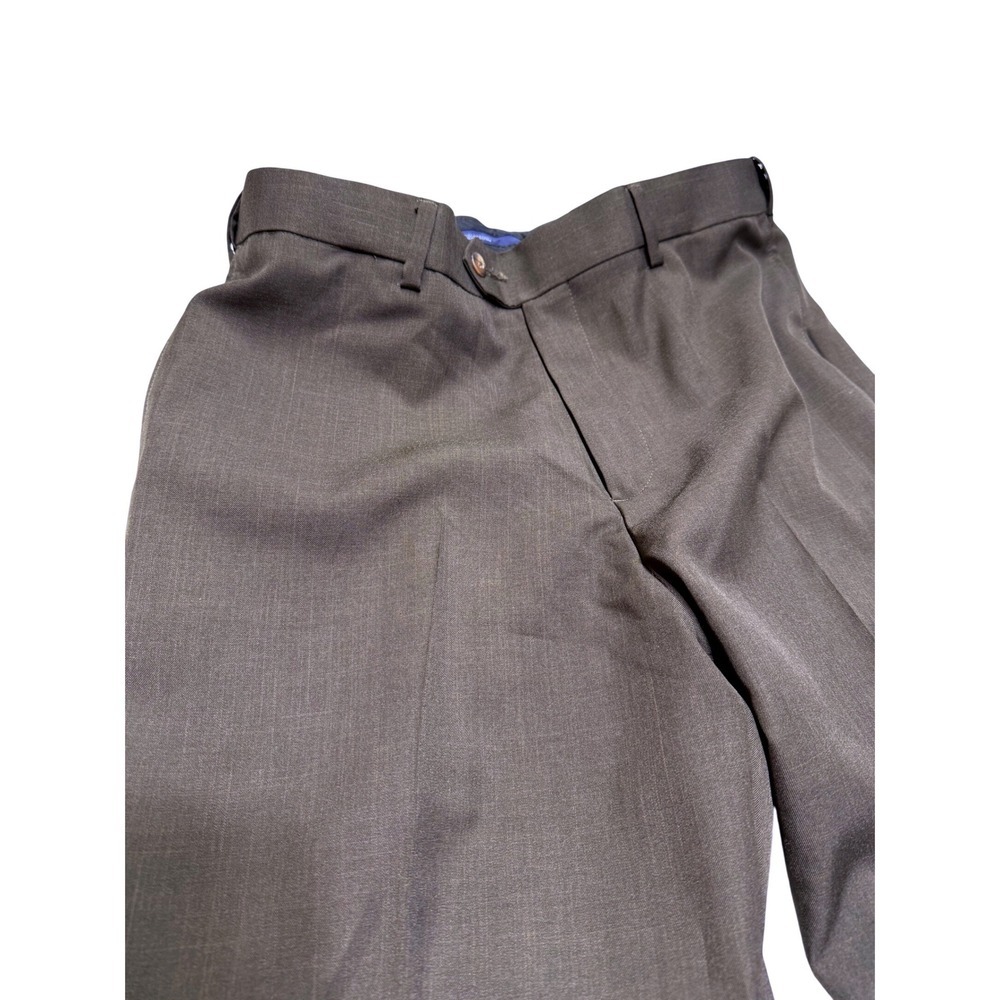 Croft & Barrow Classic Fit Microfiber Flexible Waist Pants 33/32
Brown NWT